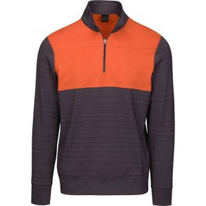Mens Dunning Fidden Quarter Zip Long Sleeved Golf Fleece- Small 40-42"