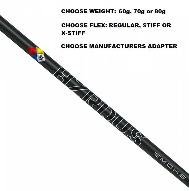 Project X HZRDUS Smoke Black Driver or Fairway Shafts - Custom Built