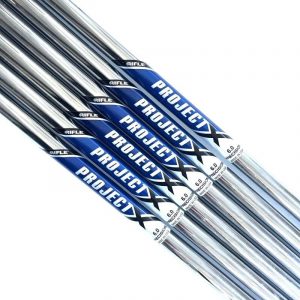 Pulled Project X Rifle #5-PW (6 Shafts) Parallel Tip Stiff Flex Steel Shafts