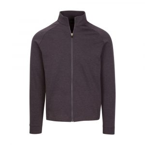 Mens Dunning Stein Full Zip Dark Charcoal Sweater - Small 40-42"
