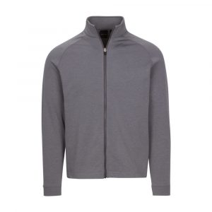 Mens Dunning Stein Full Zip Grey Sweater - Small 40-42"