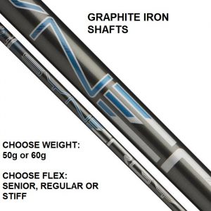 Aldila Synergy Blue - Graphite Iron Shafts - .370 Parallel Tip