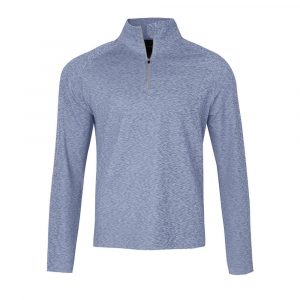 Mens Dunning Derry Quarter Zip Long Sleeved Golf Sweatshirt- Small 40-42"