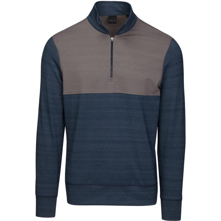 Mens Dunning Fidden Quarter Zip Long Sleeved Golf Fleece- Small 40-42"