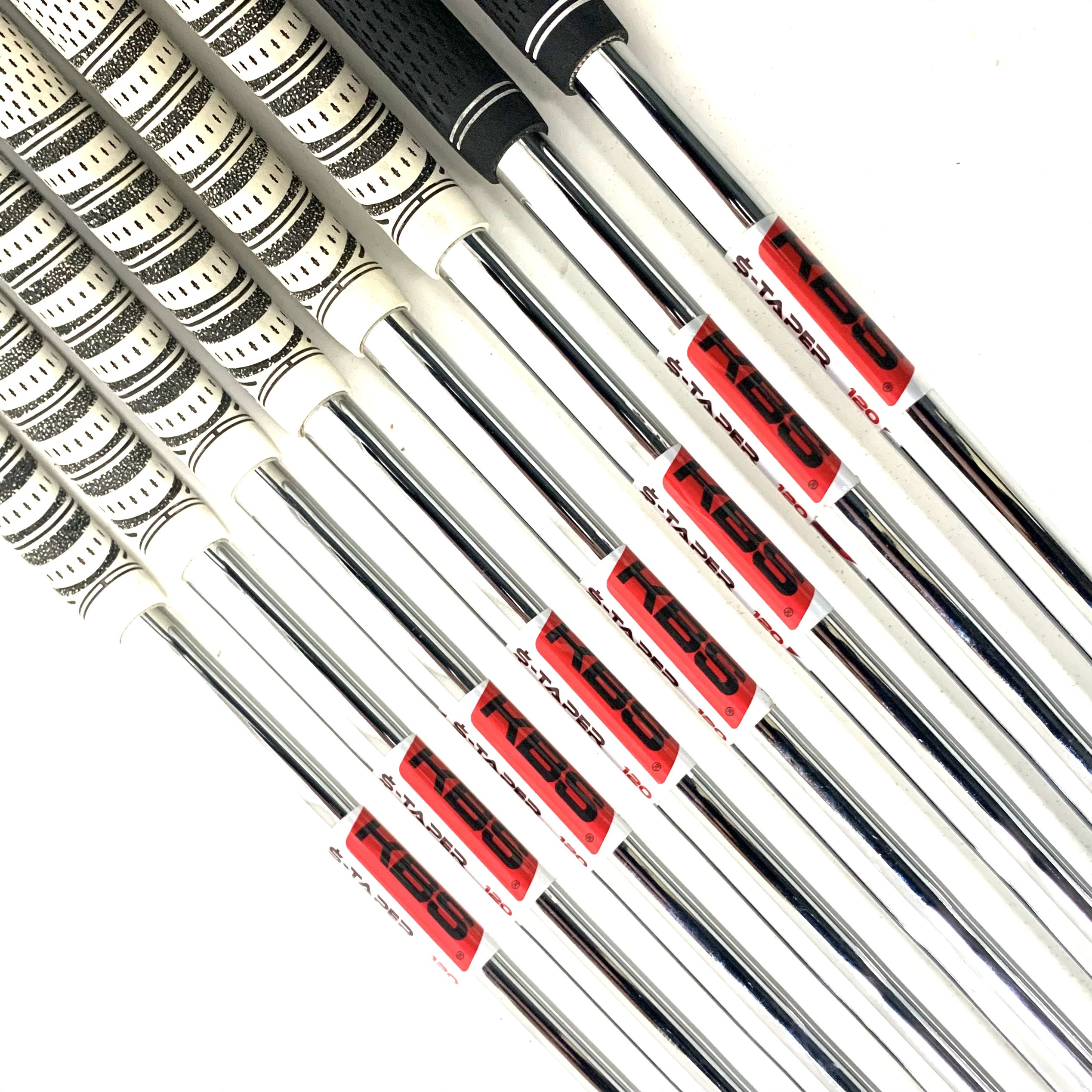 KBS $-Taper 120 Stiff Flex Iron Shaft set #4-G/W - Professionally Pulled - Image 3
