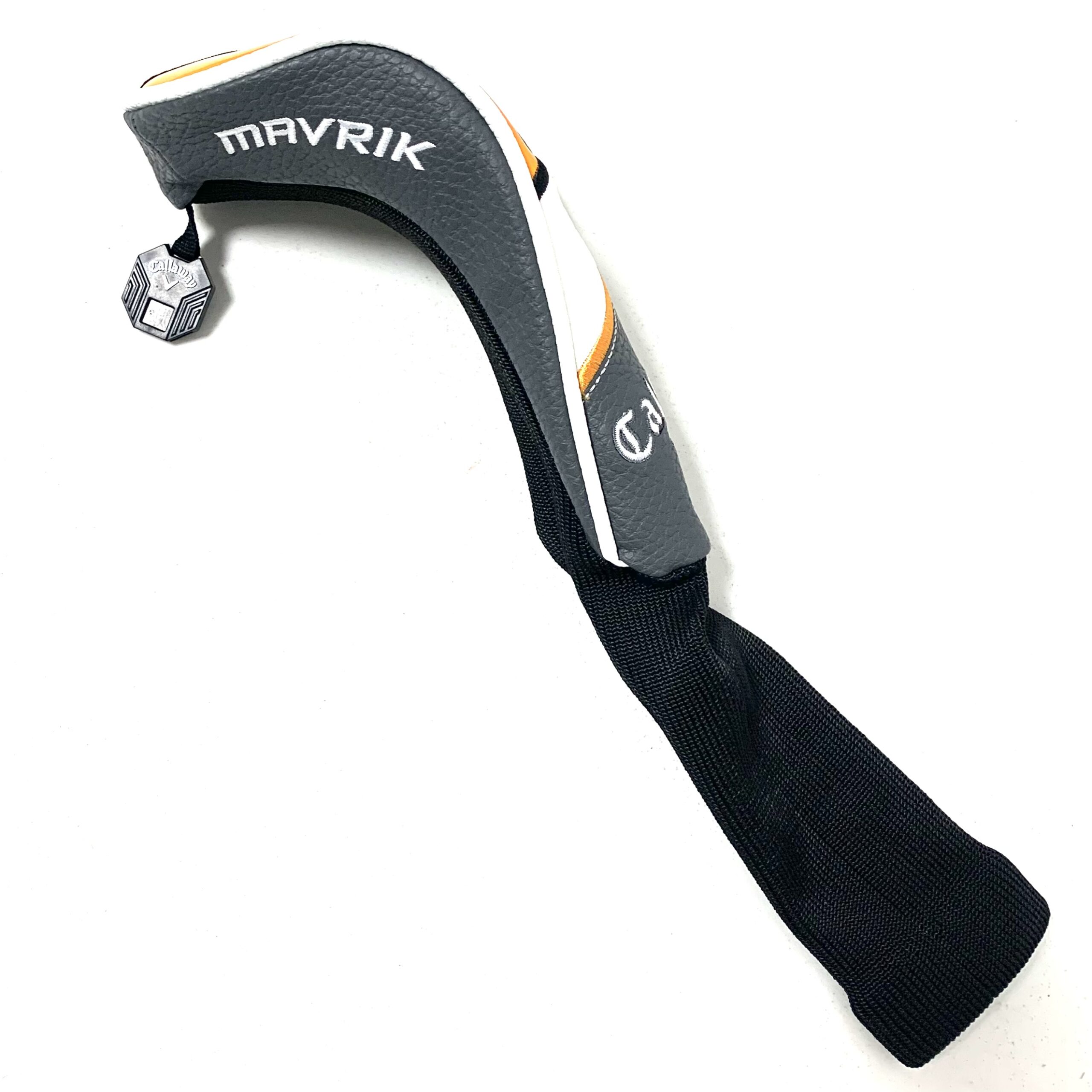 Callaway Mavrik Hybrid Head Cover - Grey, White and Yellow - Image 3