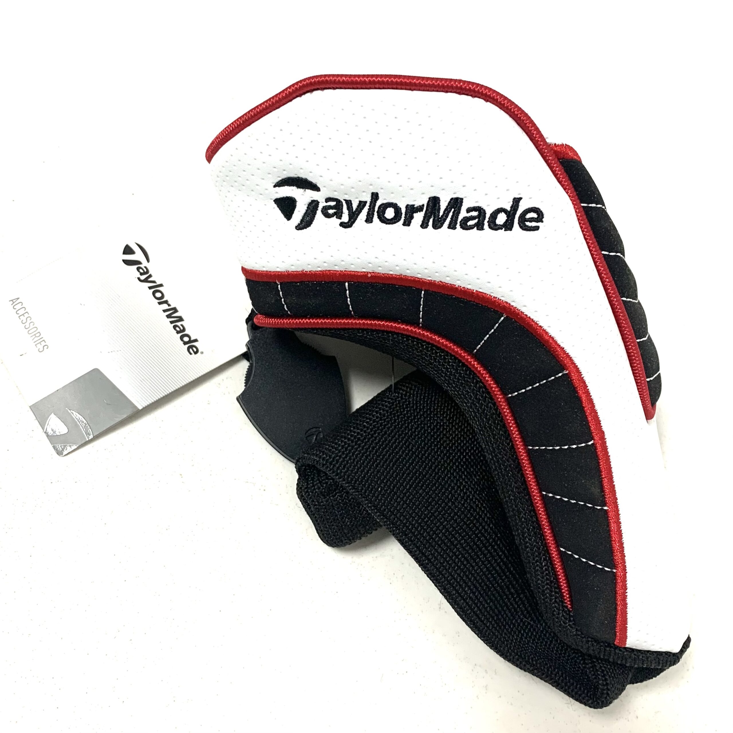 TaylorMade Fairway Head Cover - White, Black and Red