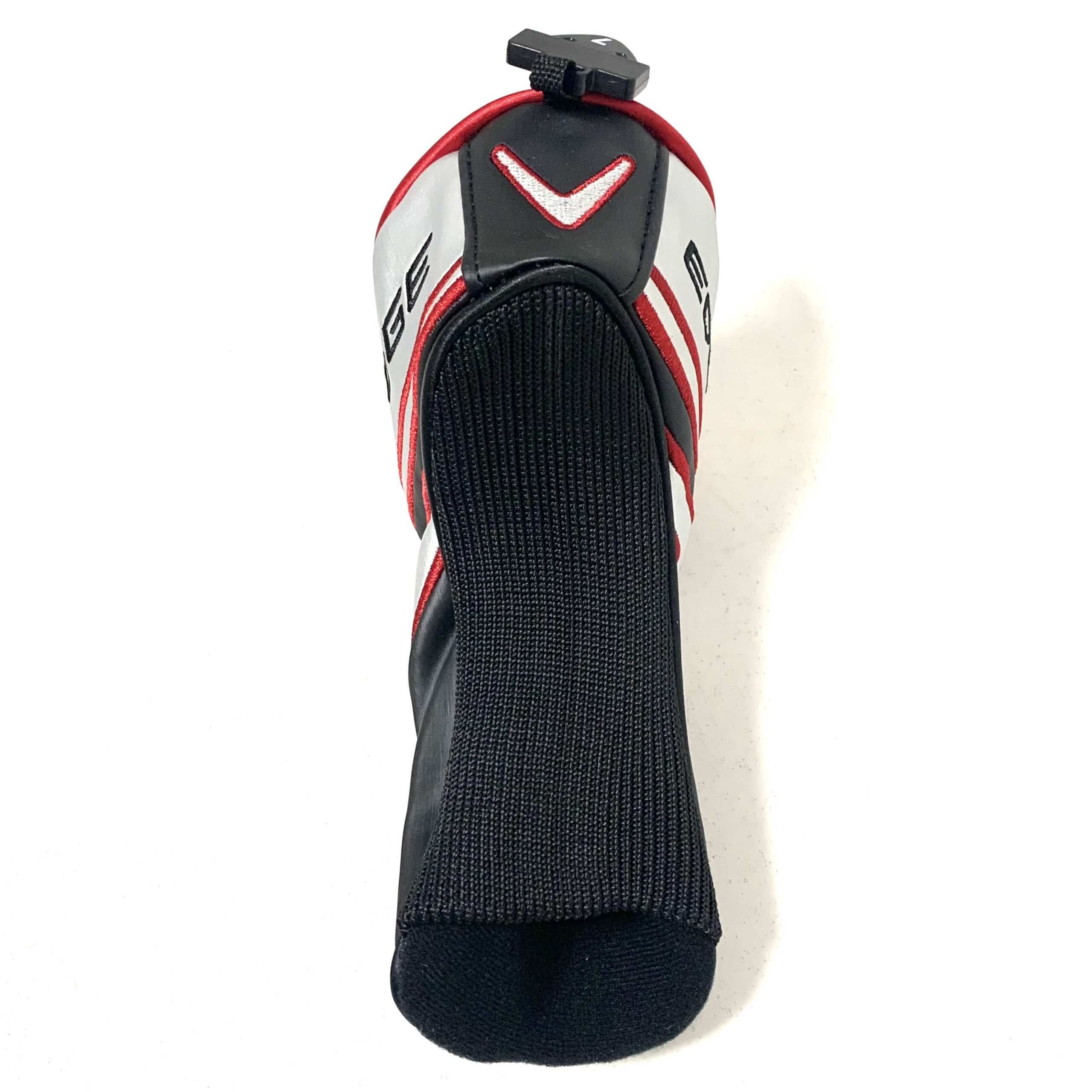 Callaway Edge Hybrid Head Cover - Black, Silver and Red - Image 3
