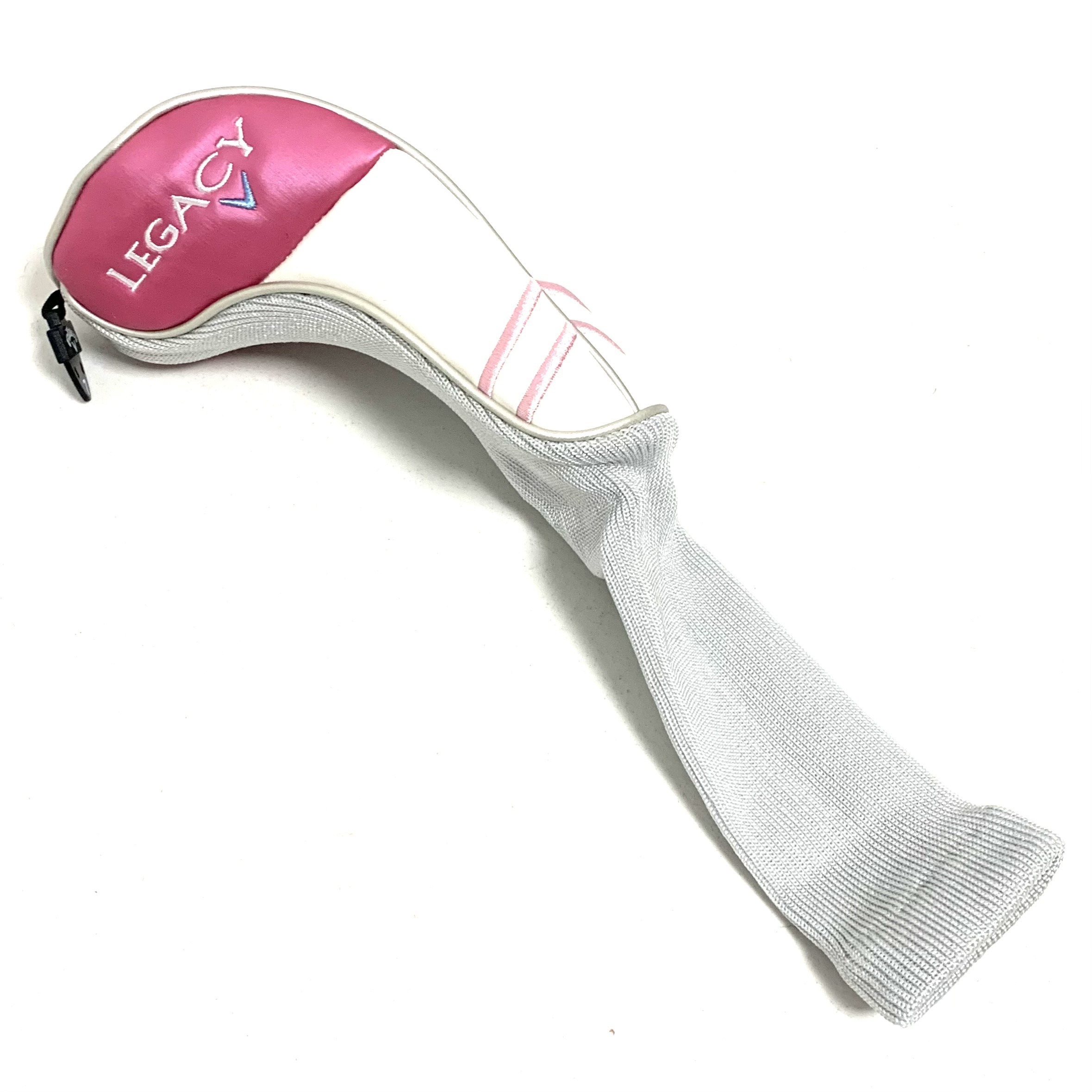 Callaway Legacy Ladies Fairway Wood Headcover - White, Grey and Pink - Image 2