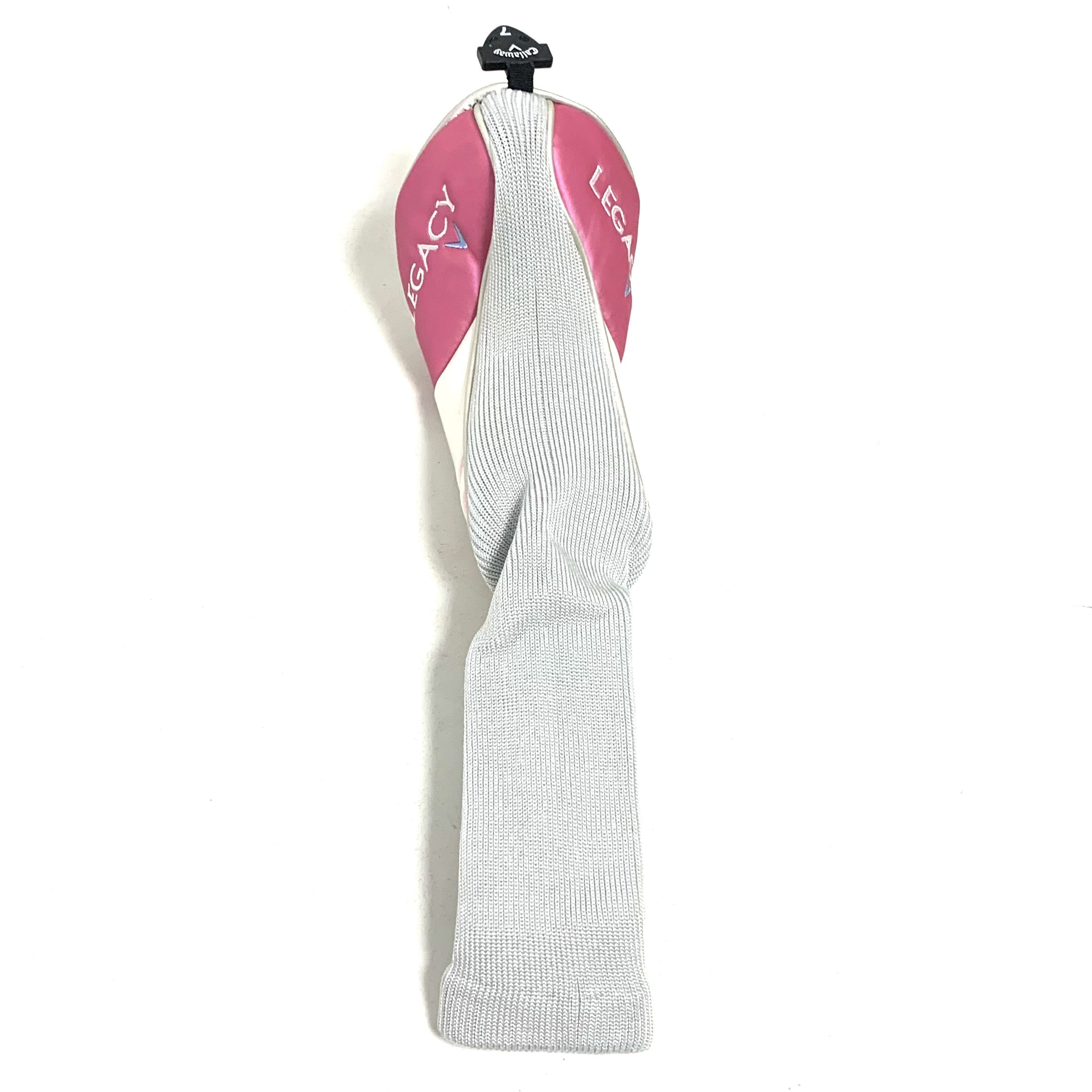Callaway Legacy Ladies Fairway Wood Headcover - White, Grey and Pink - Image 3