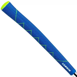 Alternative view of Lamkin Sink Fit Skinny Pistol Putter Grip - Blue and Lime Green