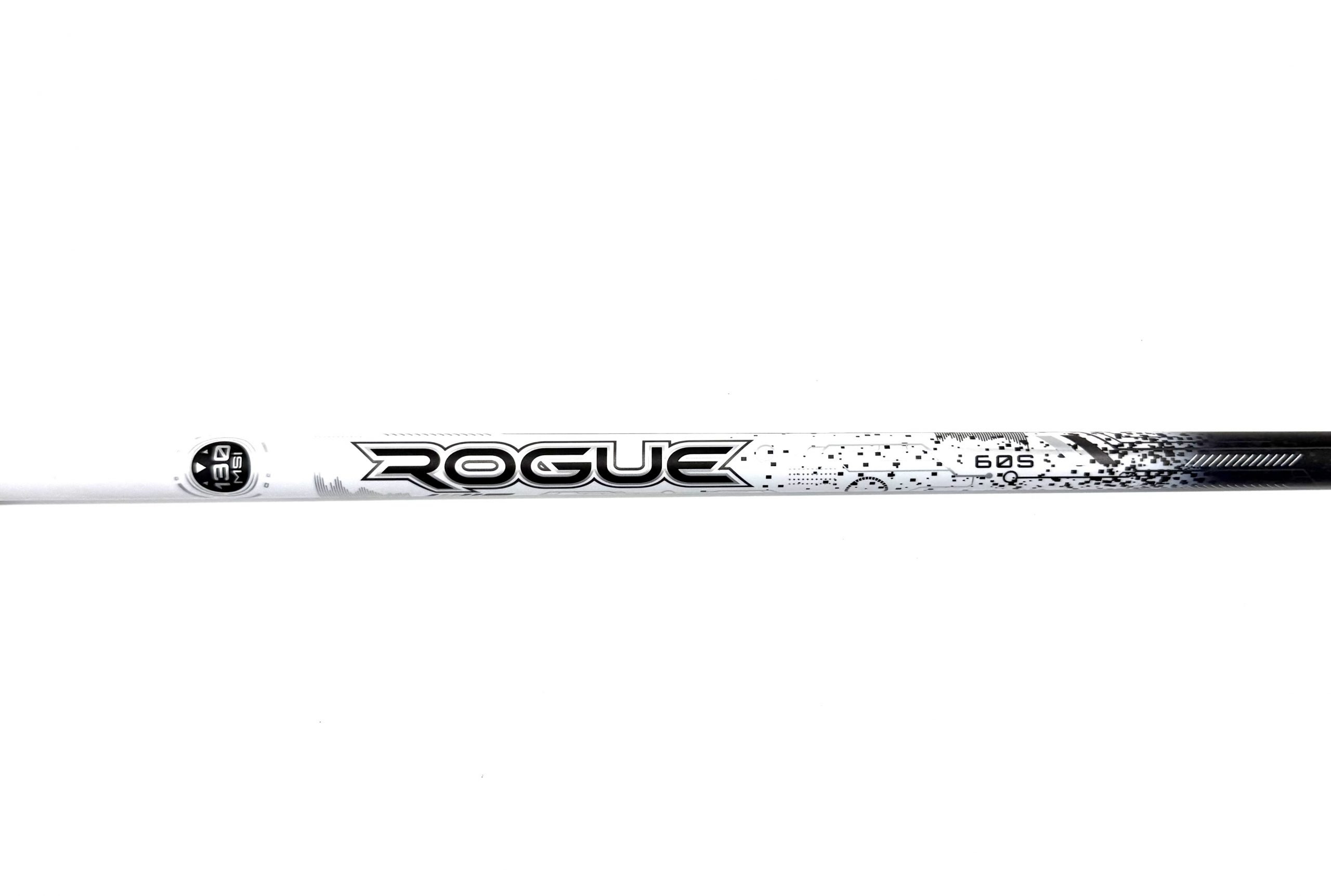 Aldila Rogue White 130 MSI 60 Stiff Flex Driver Shaft - Choose Adapter