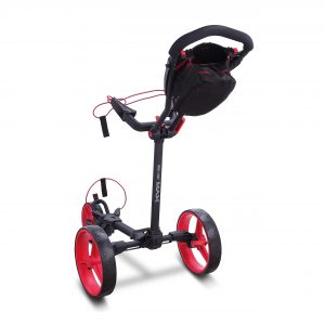 Alternative view of BIG MAX Blade Trio Golf Trolley - Black & Red