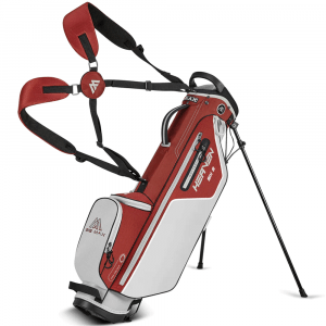 Big Max Heaven Six G Lightweight Compact Golf Stand Bag - Grey / Merlot