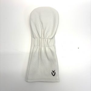 Alternative view of Vessel Leather #5 Wood Head Cover - White / Black