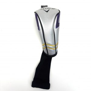 Callaway Legacy Fairway Wood Headcover - Silver, Black & Purple
