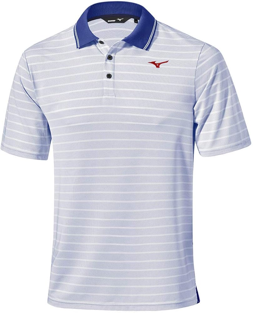 Mizuno Mens Quick Dry Boarder Golf Polo - Size Medium