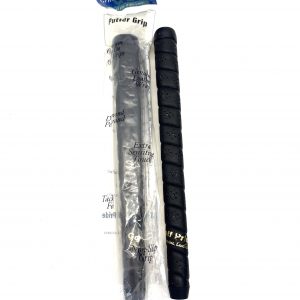 Golf Pride Genuine Leather Pistol Putter Grip - Dark Green & Gold