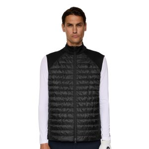 J.Lindeberg Men's Hayden Quilt Hybrid Golf Vest