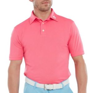 FootJoy Men's Stretch Pique Solid Golf Polo Shirt