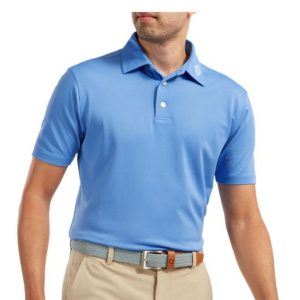 FootJoy Men's Stretch Pique Solid Golf Polo Shirt