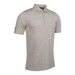 Glenmuir Men's Muirhead Pencil Stripe Golf Polo Shirt