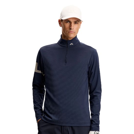 J.Lindeberg Men's Heath Strike Golf Midlayer