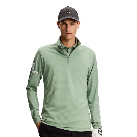 J.Lindeberg Men's Heath Strike Golf Midlayer