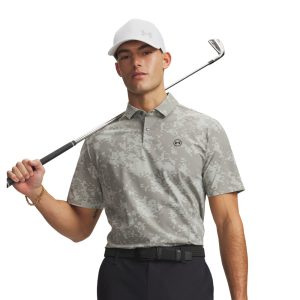 Under Armour Men's Drive Chill Printed Golf Polo Shirt