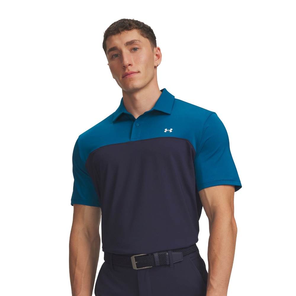 Under Armour Men's T2G Colorblock Golf Polo Shirt