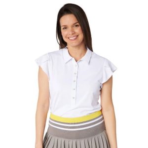 Swing Out Sister Ladies Summer Breeze Cap Sleeve Polo Shirt