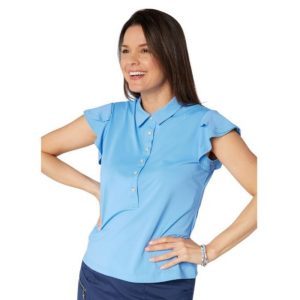 Swing Out Sister Ladies Summer Breeze Cap Sleeve Polo Shirt