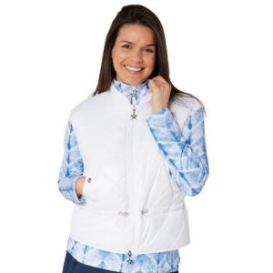 Swing Out Sister Ladies Summer Pearl Golf Gilet