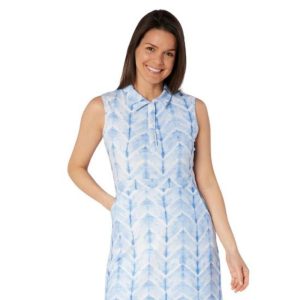 Swing Out Sister Ladies Azure Sleeveless Dress
