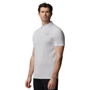 Castore Men's Pique Stripe Golf Polo shirt