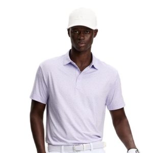 J.Lindeberg Men's Tod Golf Print Polo Shirt