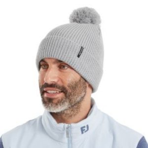 FootJoy Men's Cuffed Golf Bobble Hat