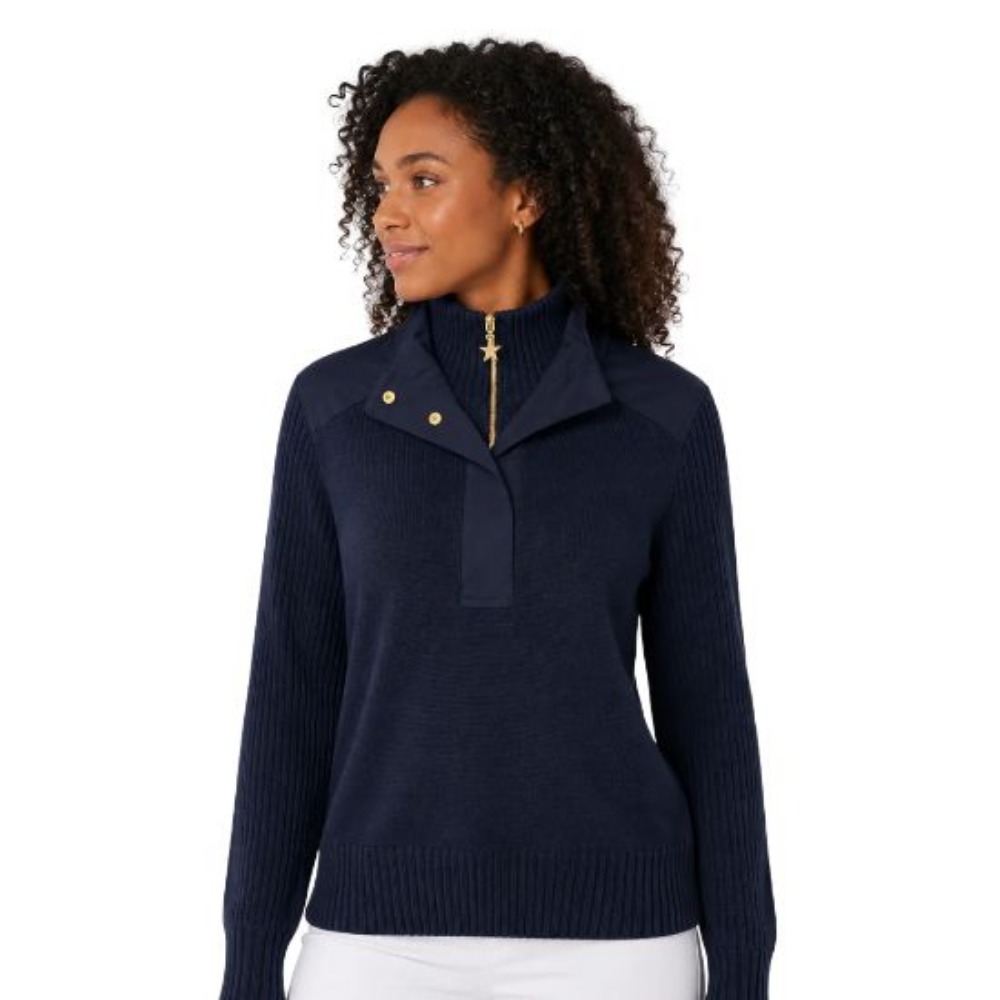 Swing Out Sister Ladies Matilda Lined Knit Golf Sweater