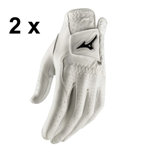 2 x Mizuno Tour Premium Cabretta Leather Golf Gloves- Size XL